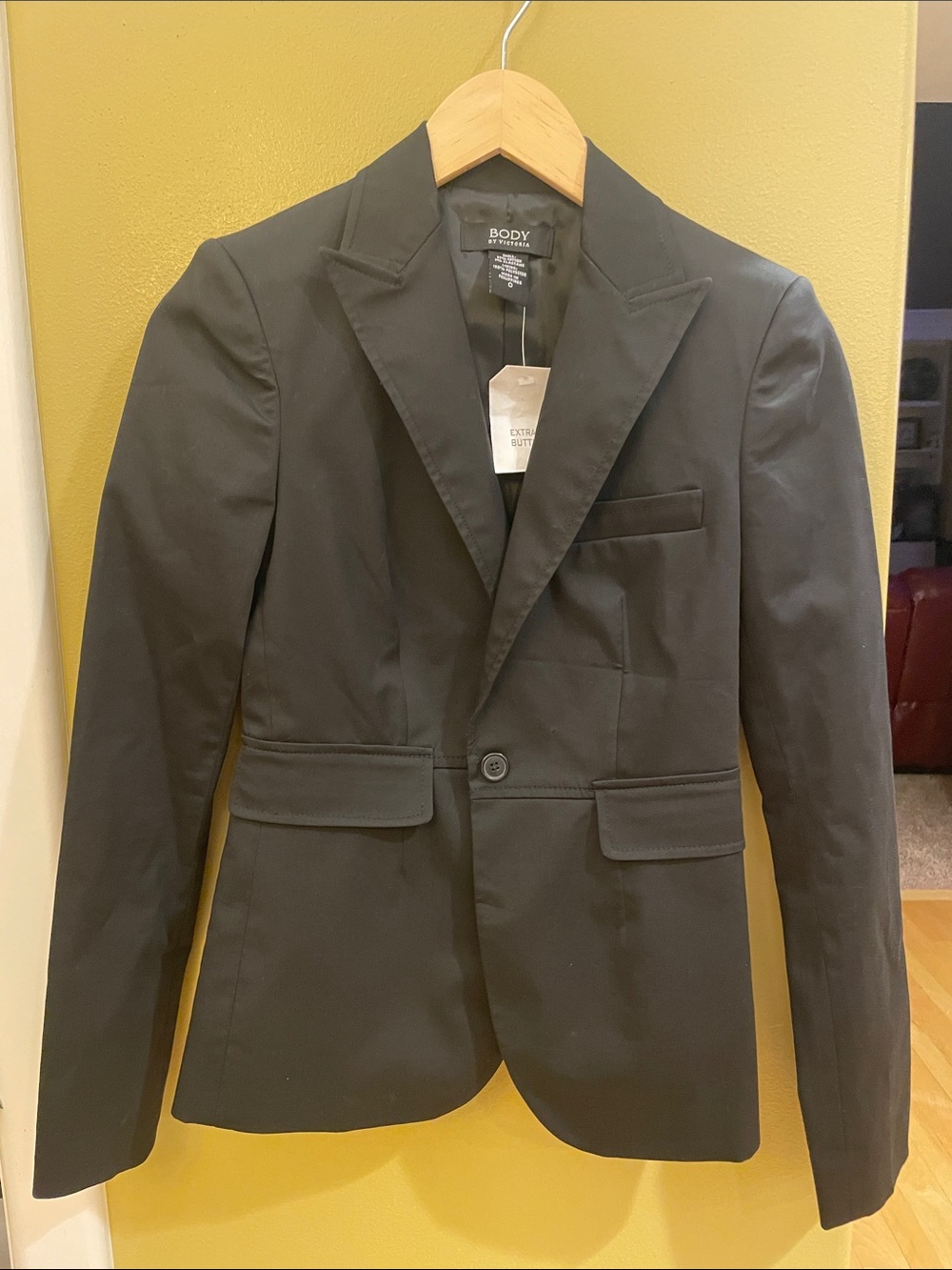 NWT Victoria's Secret BODY Black Blazer